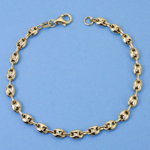 20000270  PULSERA ORO 18 KTES  NUDO BARCO. 19,5 CM. 6.10 GRS.