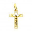 CRUZ CRISTO CALADA. 25 X 15 MM.  16386