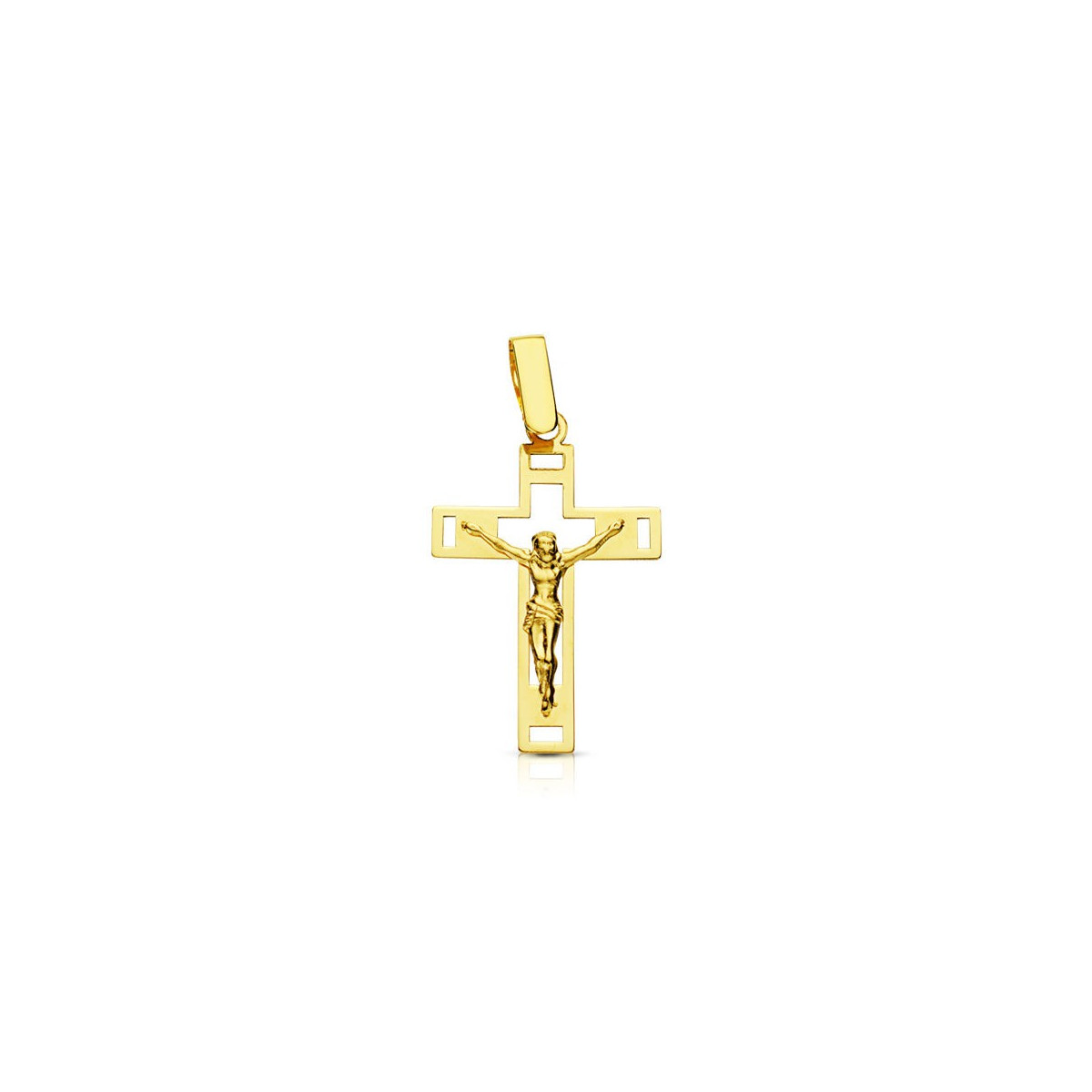 CRUZ CRISTO CALADA. 25 X 15 MM.  16386